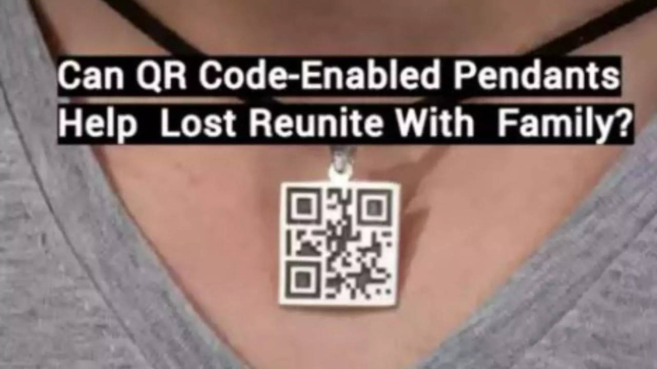 Personalized Engraved QR Code Necklace - Piyera Silver