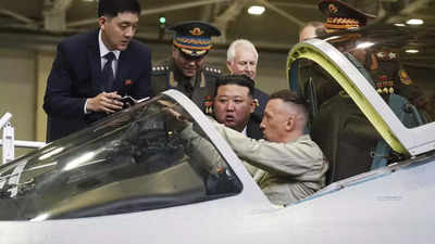 Kim meets Russian defence minister, inspects missile and warship
