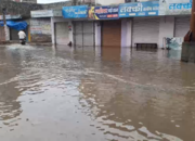 Heavy rainfall causes waterlogging in Dholpur, Rajasthan