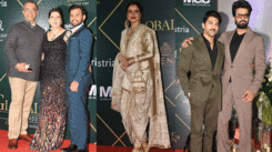 Rekha, Raveena Tandon, Vaani Kapoor attend an award show in Mumbai