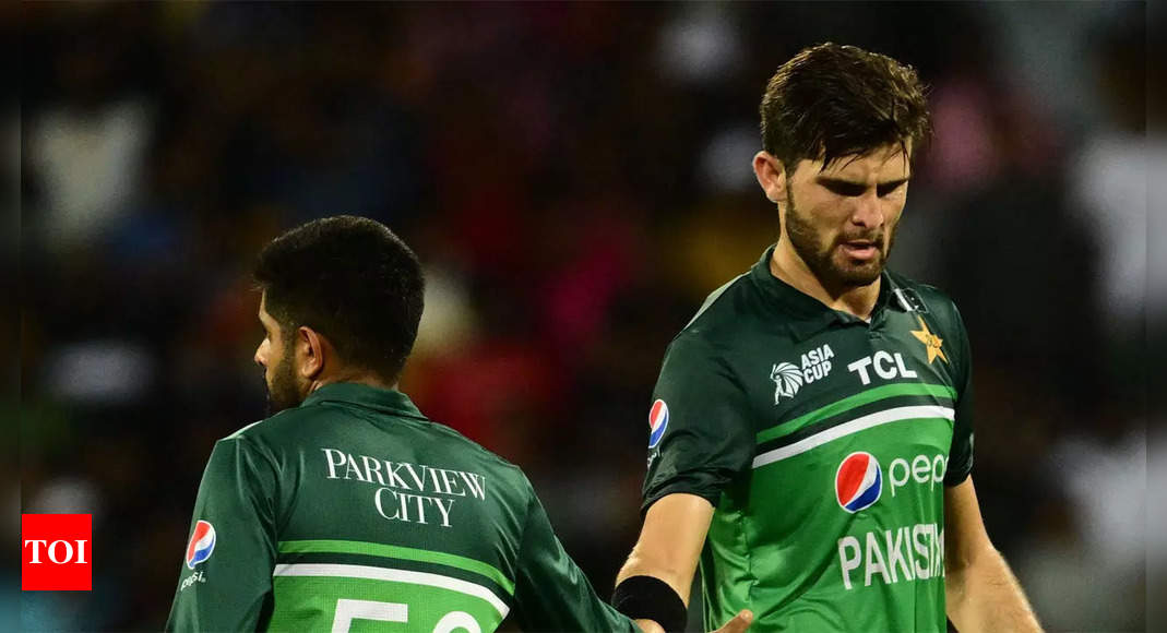 Babar Azam, Shaheen Afridi get into a verbal spat after Pakistan’s Asia Cup exit: Report | Cricket News – Times of India