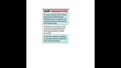 HC stops road construction for Iskcon with public funds