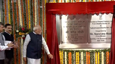 PM Modi inaugurates extension of Delhi Airport Metro Express line, trains to travel at 120 kmph