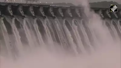 Sardar Sarovar dam gates opened, and villages along the Narmada River alerted