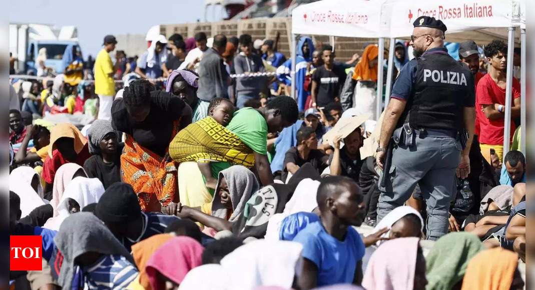 Migrant Surge: Italy’s PM Giorgia Meloni calls for EU help after island migrant surge