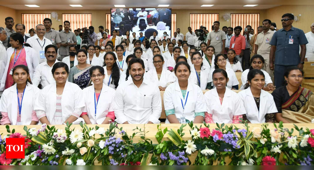 Andhra Pradesh: College students of recent authorities medical schools are on cloud 9 – Occasions of India
