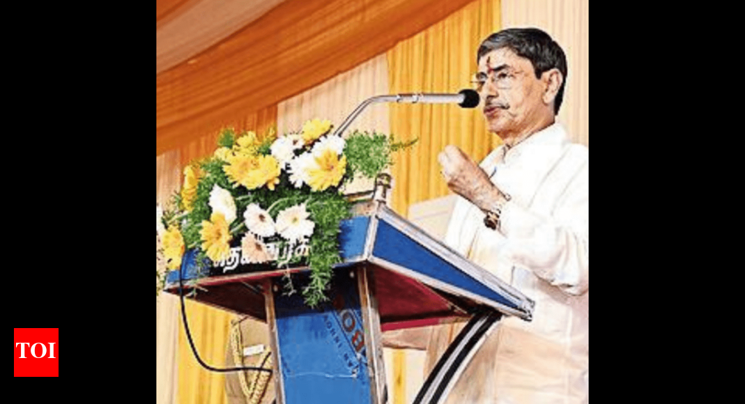 Governor: Caste discrimination rampant in TN | Chennai News - Times of ...
