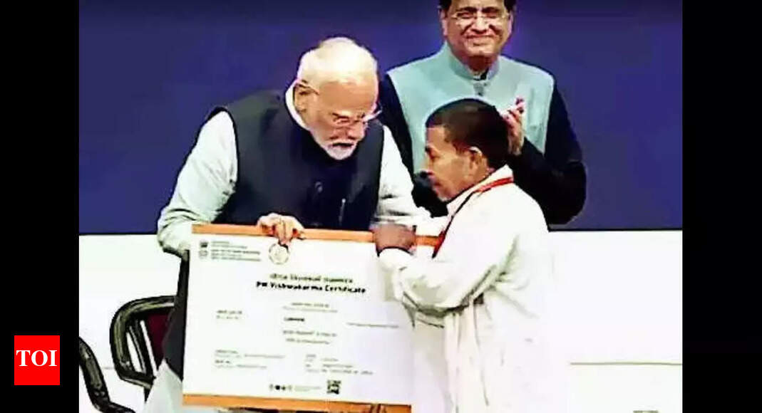 Kanpur village erupts in joy as local feted by PM Modi | Kanpur News ...