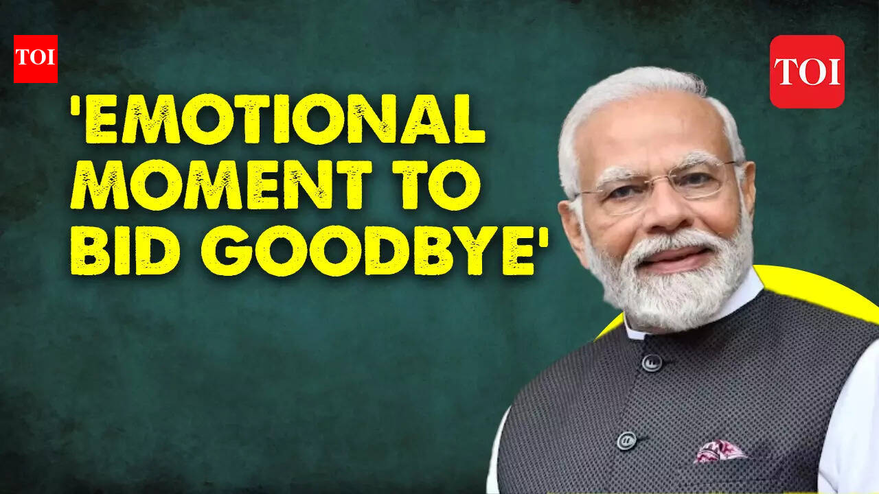 Emotional PM Modi bids goodbye to old Parliament building, recalls ...