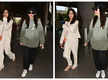 
Janhvi Kapoor and Karisma Kapoor look comfy in casuals as they get papped at the airport - view pics
