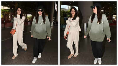 Janhvi Kapoor and Karisma Kapoor look comfy in casuals as they get ...