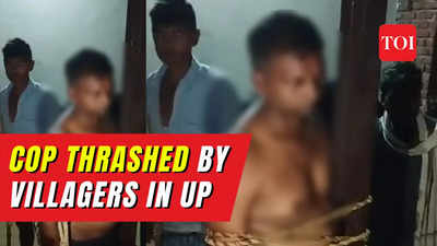 Cop thrashed by villagers after being caught in compromising position with woman in UP's Agra