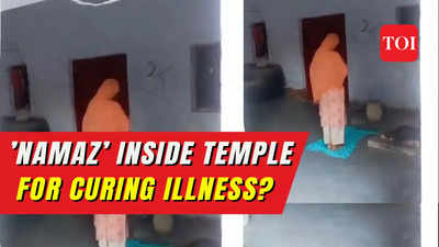Viral video: Muslim woman, step-mom offer ‘namaz’ inside Shiva temple in Bareilly, arrested
