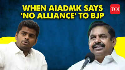 AIADMK says it is not in alliance with BJP in Tamil Nadu citing Annamalai: What's behind the split?