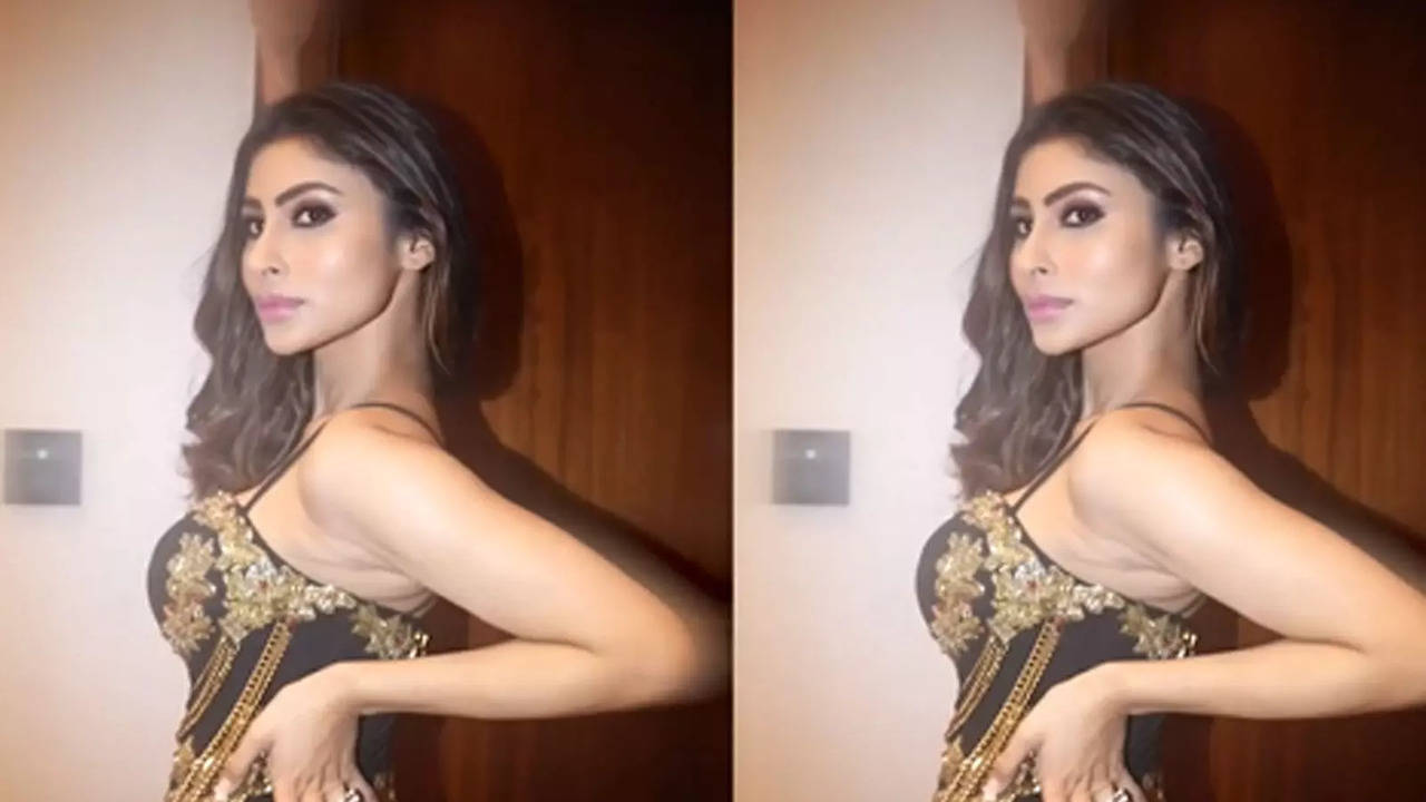 Mouni Roy sets the internet on fire in an embellished little black