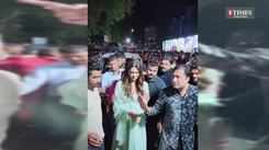 Actress Nikita Datta was spotted having a blast at a local Dahi Handi event
