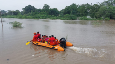 Gujarat floods: NDRF rescues senior citizen, 4 others from Junagadh village