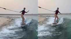 Giorgia Andriani goes surfing, video goes VIRAL- watch
