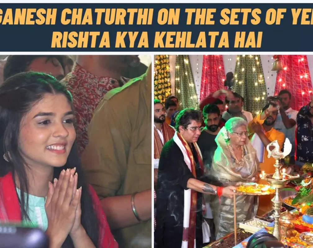 
Pranali Rathod celebrates Ganesh Chaturthi on the sets of Yeh Rishta Kya Kehlata Hai
