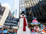 New York climate activists urge UN to take action with stirring demonstration