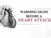 Warning signs before a heart attack