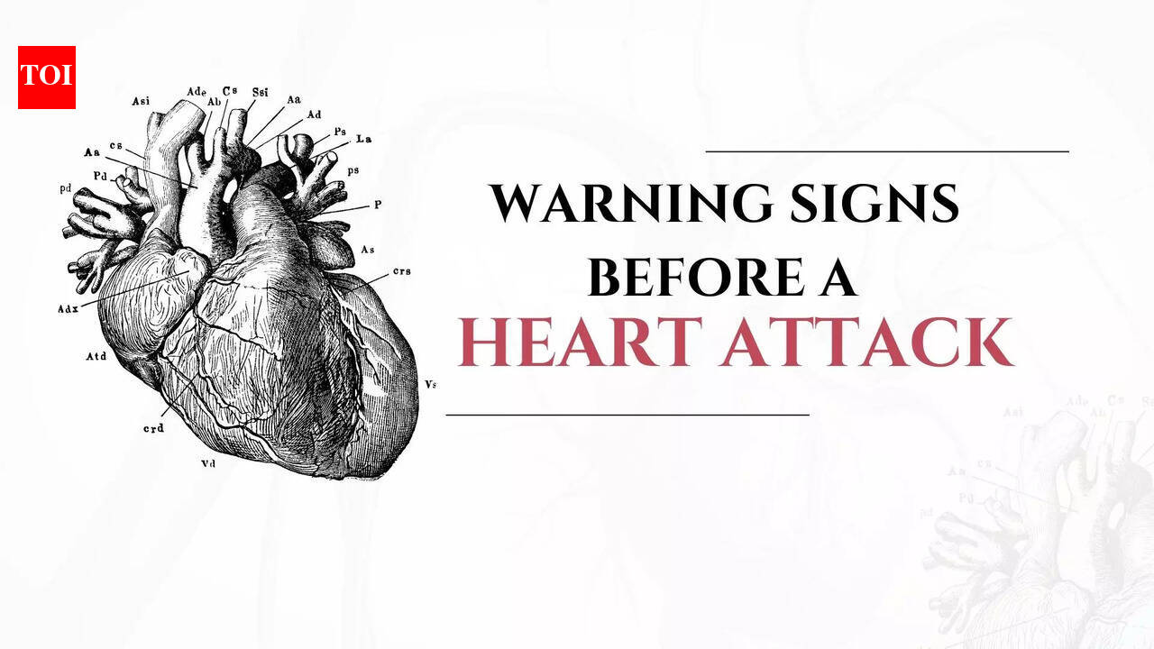 Warning signs before a heart attack