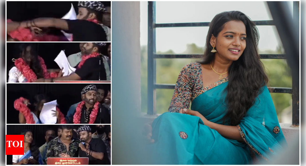 Cool Suresh receives backlash for forcefully garlanding female anchor ...
