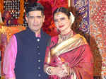 Manish Malhotra and Rekha