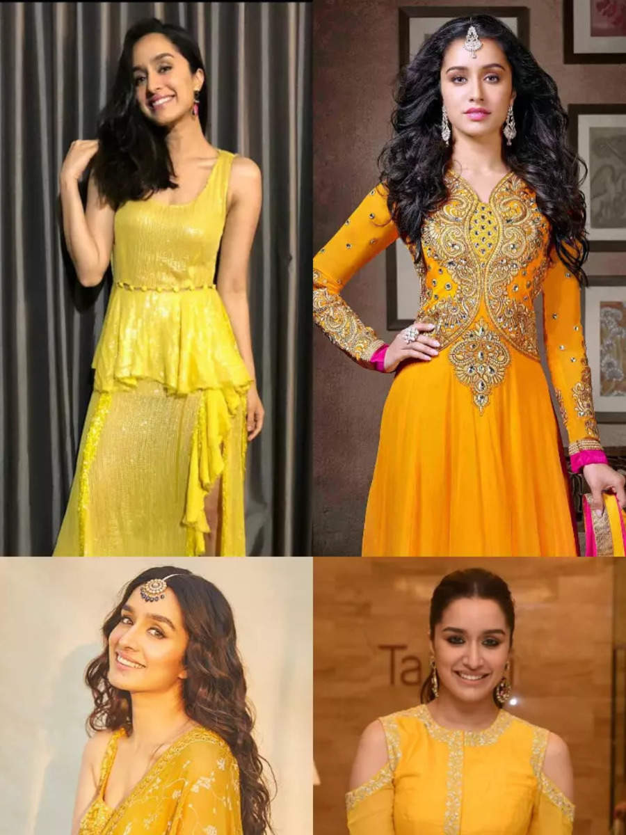 Shraddha Kapoor's Best Yellow Dress Moments | Times of India