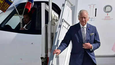 Charles III welcomed in France for first visit as king