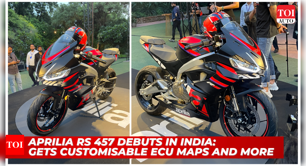 Aprilia Rs 457: Aprilia RS 457 debuts in India, pre-bookings open: Gets twin-cylinder, 47 hp engine and supersports styling