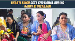 Bharti Singh bids adieu to Ganpati Bappa, Golla performs the visarjan
