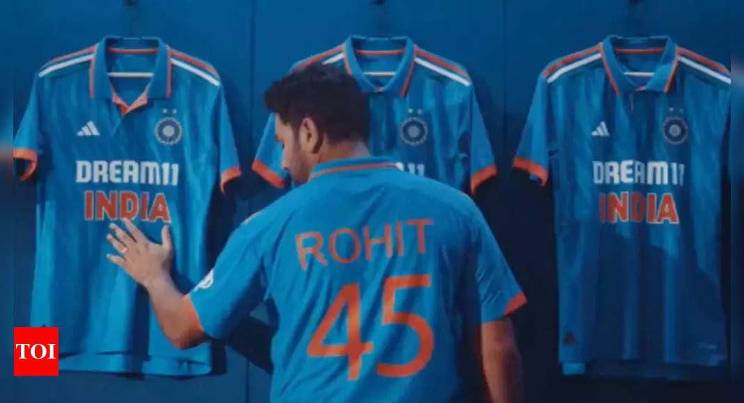 ‘3ka Dream hai apna’: Team India’s ODI World Cup 2023 jersey unveiled, watch viral video | Cricket News