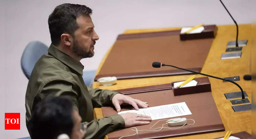 Volodymyr Zelensky: Zelenskyy, in UN showdown, says strip ‘criminal’ Russia of veto power