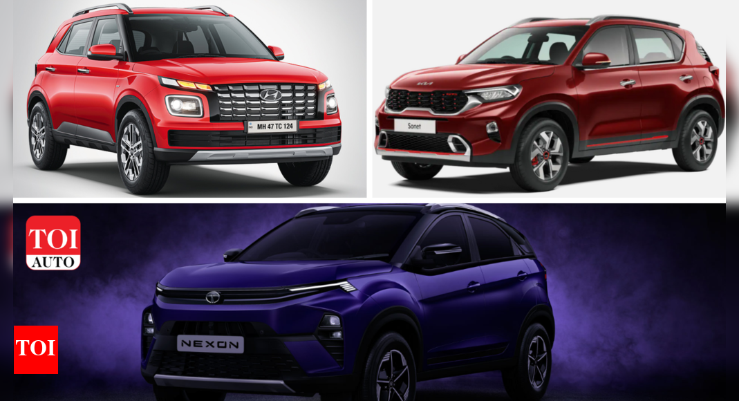 2023 Tata Nexon mileage vs Hyundai Venue vs Kia Most fuelefficient SUV