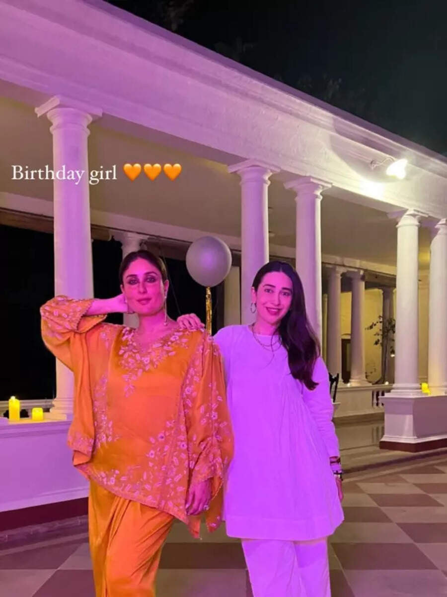 Inside Kareena Kapoor's birthday bash with sister Karisma - Vimarsana News