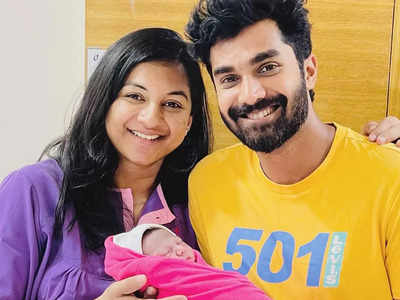 Maari fame actor Adarsh blessed with a baby girl