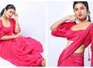 Prajakta Mali looks breathtakingly beautiful in this pink saree; see pics
