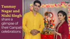 Tanmay Nagar and Nishi Singh celebrate Ganesh Chaturthi together