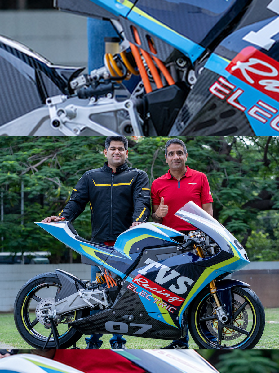 TVS Apache RTE Electric Bike 5 Highlights TVS Racing Electric, One