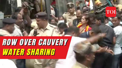 Karnataka: Protests erupt over Cauvery Water sharing issue in Bengaluru
