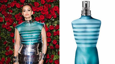 Natasha Poonawalla turns heads as a perfume bottle