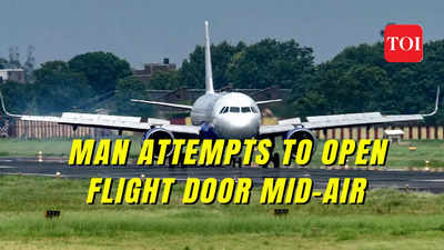 IndiGo passenger attempts to open flight emergency door midair, arrested