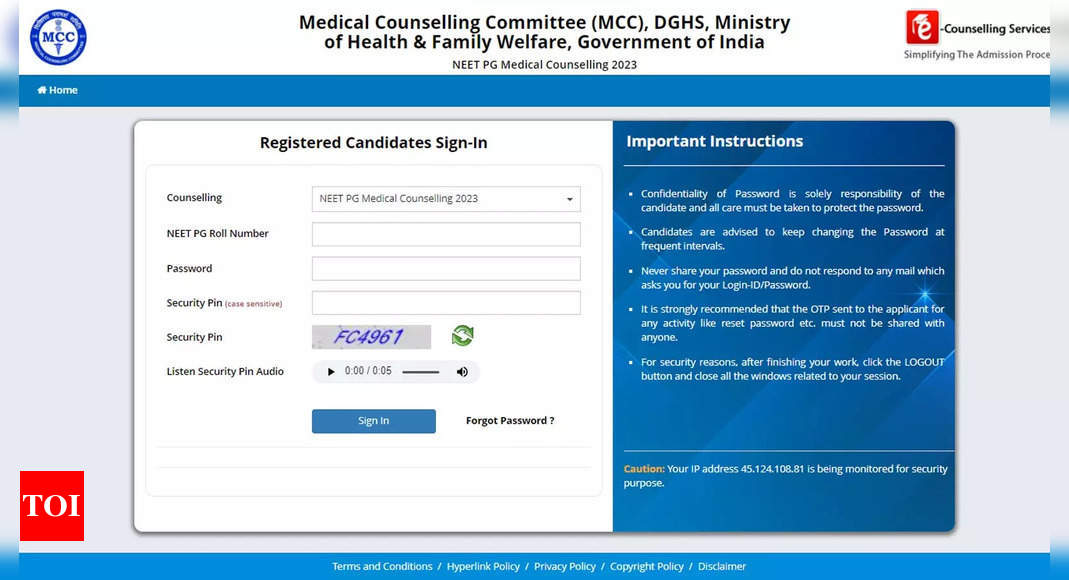 NEET PG Counselling 2023: Fresh timetable released; round 3 registration begins today on mcc.nic.in