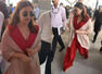 Bride Parineeti Chopra spotted at the airport