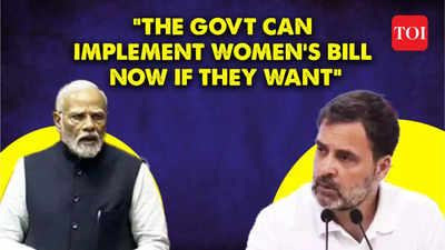 Rahul Gandhi: Women's Bill is a distraction from caste Census