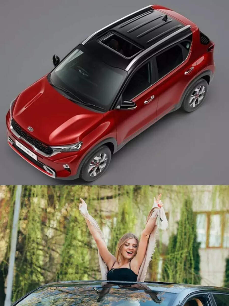 7 Cheapest and Practical Cars With Sunroof, Kia Hyundai Venue