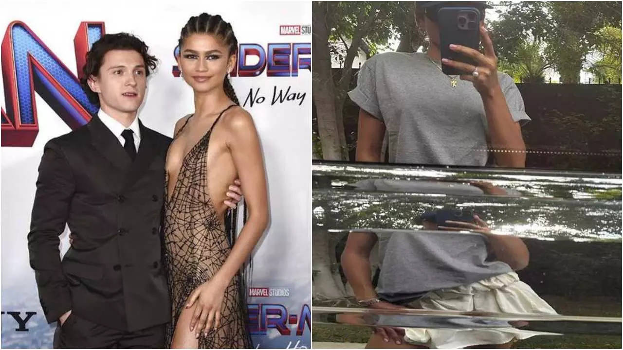 Zendaya addresses engagement rumours with Tom Holland after flaunting a  large ring on her ring finger | English Movie News - Times of India