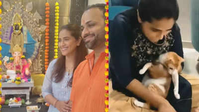 Sharmishtha Raut and husband Tejas Desai's initiative for the well-being of stray animals during Ganesh festival receives appreciation from fans