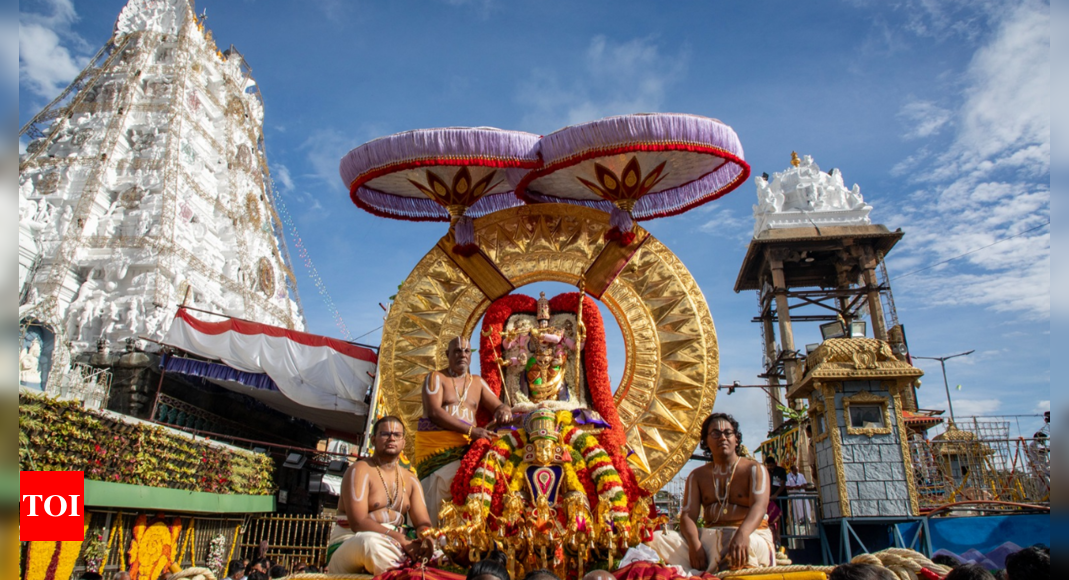 Tirumala Brahmotsavam: Spiritual fervour all around as Sun God steers ...